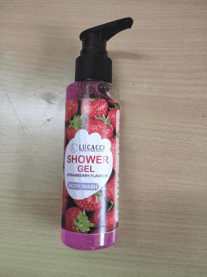 Lucacci Strawberry Herbals Shower Gel, Body Wash100ml